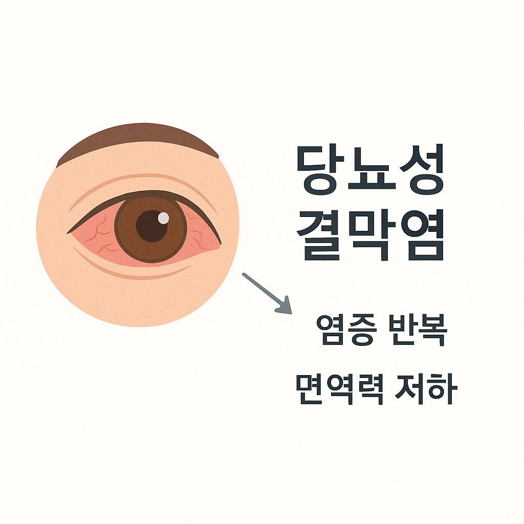 안구 염증과 당뇨 연관성 이미지